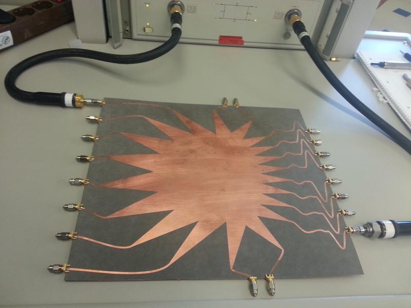 Rotman lens geometry simulation